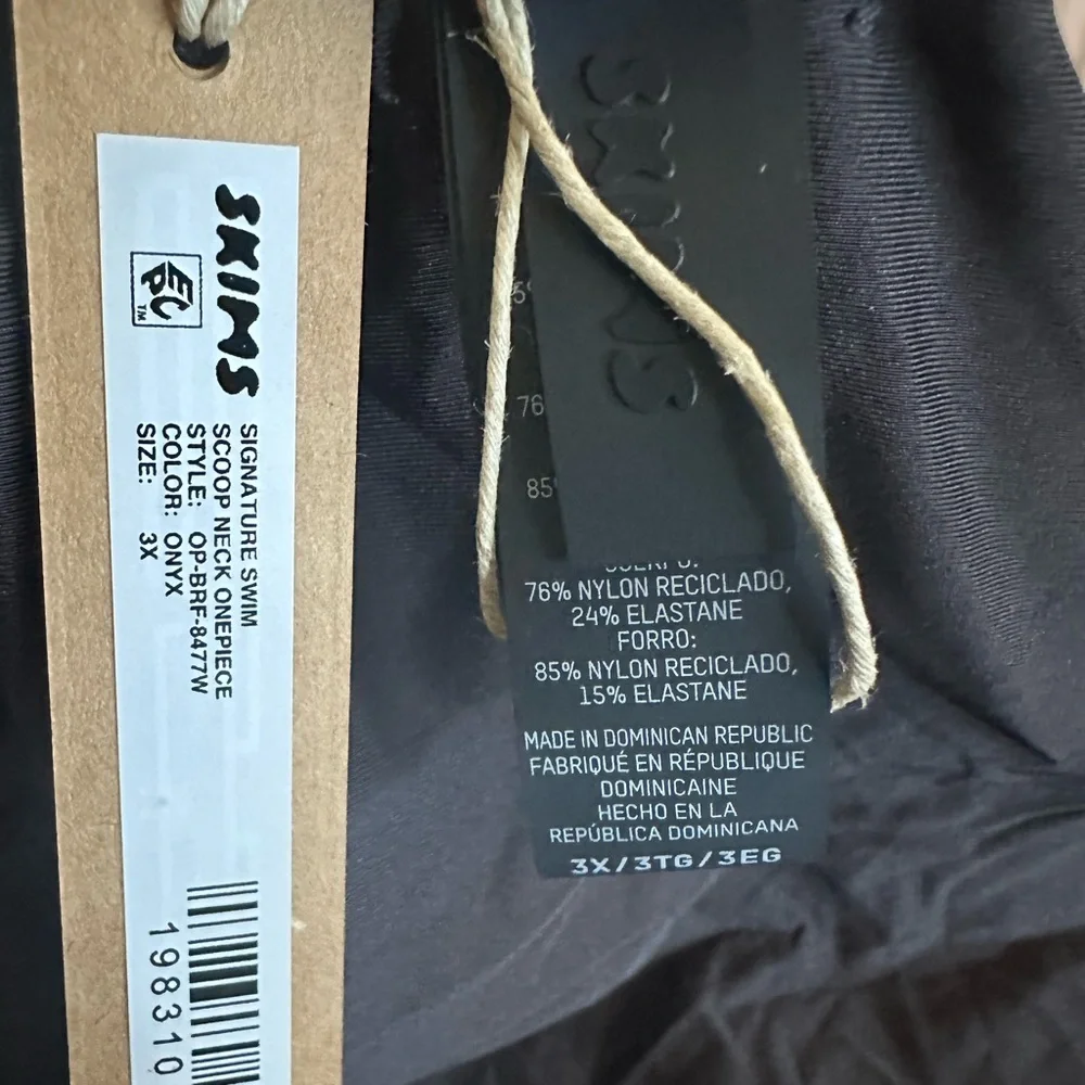 SKIMS Signature Swim Scoop Neck One Piece *NWT | Onyx